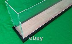 42 x 6 x 12 Inch Acrylic Display Case Showcase for model Trains Ships Trucks Car