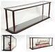 45 Large Display Case For Collectable Ship Yacht Boat Models Wood & Plexiglass