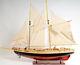 47 Inch Bluenose Ii Painted L Wooden Wood Model Boat Replica Ship New