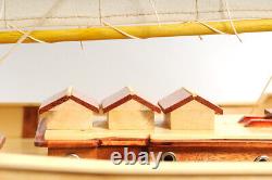 47 Inch Bluenose II Painted L Wooden Wood Model Boat Replica Ship New