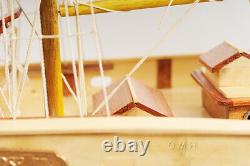 47 Inch Bluenose II Painted L Wooden Wood Model Boat Replica Ship New