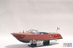 50cm Riva Ariston Model Boat Luxury Handmade Wooden Speedboat Replica