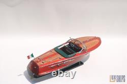 50cm Riva Ariston Model Boat Luxury Handmade Wooden Speedboat Replica