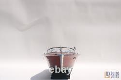 50cm Riva Ariston Model Boat Luxury Handmade Wooden Speedboat Replica