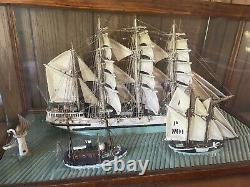 94 Year Old Sailing ship Tug Boat Lighthouse RARE Museum Quality See All Pics