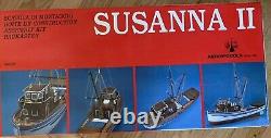 AEROPICCOLA SUSANNA II Launch wood model ship kit 134 Scale MIB