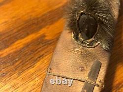 ANTIQUE ALASKA ESKIMO INUIT Wood Face INDIAN HIDE MODEL UMIAK KAYAK BOAT 7