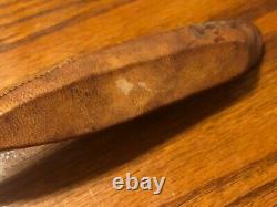 ANTIQUE ALASKA ESKIMO INUIT Wood Face INDIAN HIDE MODEL UMIAK KAYAK BOAT 7