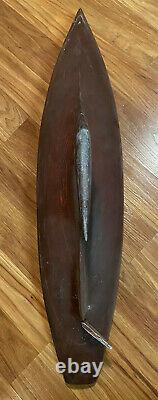 ANTIQUE MODEL WOODEN 36 SAILBOAT / POND BOAT Circa. Early 1900s