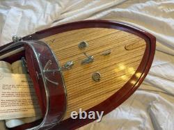 AQUARAMA 35-inch BOAT RIVA Wood Replica Model