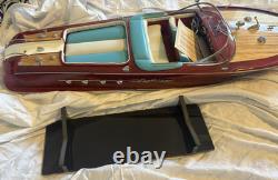 AQUARAMA 35-inch BOAT RIVA Wood Replica Model