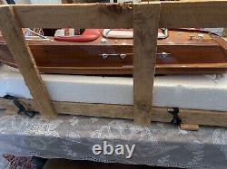 AQUARAMA 35-inch BOAT RIVA Wood Replica Model