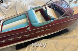 AQUARAMA 35-inch BOAT RIVA Wood Replica Model