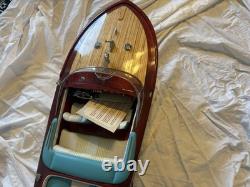 AQUARAMA 35-inch BOAT RIVA Wood Replica Model