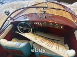 AQUARAMA 35-inch BOAT RIVA Wood Replica Model