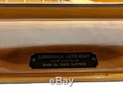 Adirondack Guide Boat Scale Model David Kavner