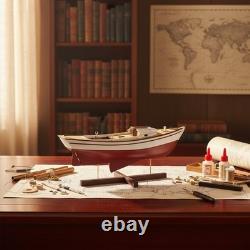 Adult Craft Kit for Building 124 Scale Wooden Ship Model with Materials