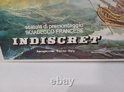 Aeropiccila Xebec Indiscret Boat Sailing Ship Wood Model Kit Italy 160 Scale