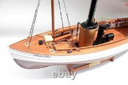 African Queen Historic Steamboat Handmade Wooden Model Boat