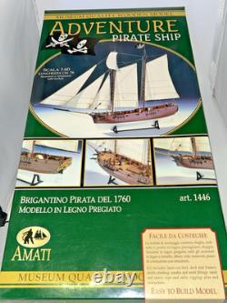 Amati 1/60 Scale Adventure Pirate Ship Model Kit