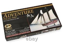 Amati Adventure Pirate Ship 1760 160 Scale Wooden Model Boat Kit
