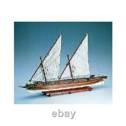 Amati Arrow American Gunboat 155 Scale Model Wood Boat Complete Kit 1422