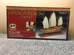 Amati Chinese Pirate Junk (1421) Wooden Model Boat Kit