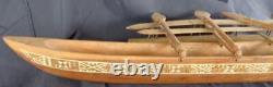 Amazing Hand-Crafted Model Boat FABULOUS DETAIL ALL WOODEN CONSTRUCTION