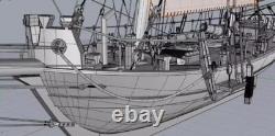 America Yacht Sailboat 150 Wood Model Ship Kit Boat Sailboat Yuanqing