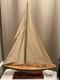 America's Cup Columbia 1958 Yacht Model 24 Built Wooden Sailboat 12 Meter Boat