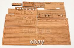 Ancient Battleship 1/26 Deck 8 Pound Cannon Scene Wood Ship Model kit