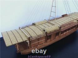 Ancient ChineseJapaness pleasure boat 150 563mm Wooden model ship kit Shicheng