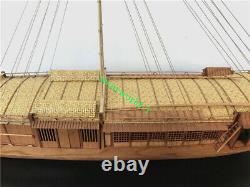 Ancient ChineseJapaness pleasure boat 150 563mm Wooden model ship kit Shicheng