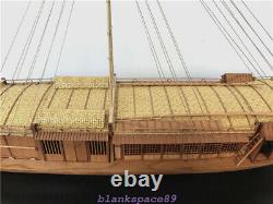 Ancient ChineseJapaness pleasure boat 150 563mm Wooden model ship kit Shicheng