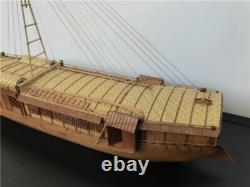 Ancient ChineseJapaness pleasure boat 150 563mm Wooden model ship kit Shicheng