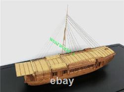 Ancient ChineseJapaness pleasure boat 150 563mm Wooden model ship kit Shicheng