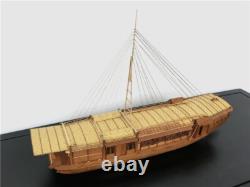 Ancient ChineseJapaness pleasure boat 150 563mm Wooden model ship kit Shicheng