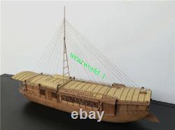 Ancient ChineseJapaness pleasure boat 150 563mm Wooden model ship kit Shicheng