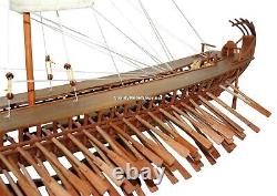 Ancient Trireme Greek Warship 400 B. C Model Ship