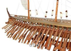 Ancient Trireme Greek Warship 400 B. C Model Ship