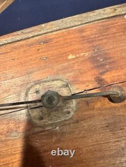 Antique 1920s Large Free Sailing Pond Yacht Vane Self-Steering Marblehead 1M