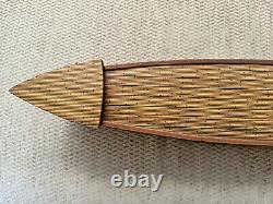 Antique Boat Hull Solid Wood Handmade 28 Model Clipper Ship James Tate
