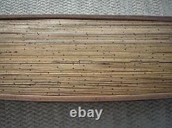 Antique Boat Hull Solid Wood Handmade 28 Model Clipper Ship James Tate