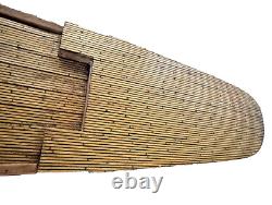 Antique Boat Hull Solid Wood Handmade 28 Model Clipper Ship James Tate