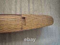 Antique Boat Hull Solid Wood Handmade 28 Model Clipper Ship James Tate