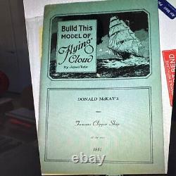 Antique Boat Hull Solid Wood Handmade 28 Model Clipper Ship James Tate