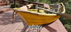 Antique Display Model Lobster Fishing Boat
