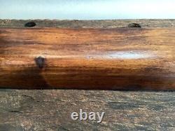 Antique Folk Art Wooden Half Hull Boat Ship Model Salvage Tuckerton Seaport NJ