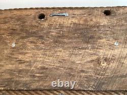 Antique Folk Art Wooden Half Hull Boat Ship Model Salvage Tuckerton Seaport NJ