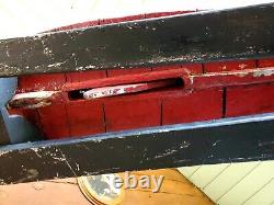 Antique HUGE 51 J. A. Willey Skipjack Chesapeake Bay Wooden Model Ship Boat
